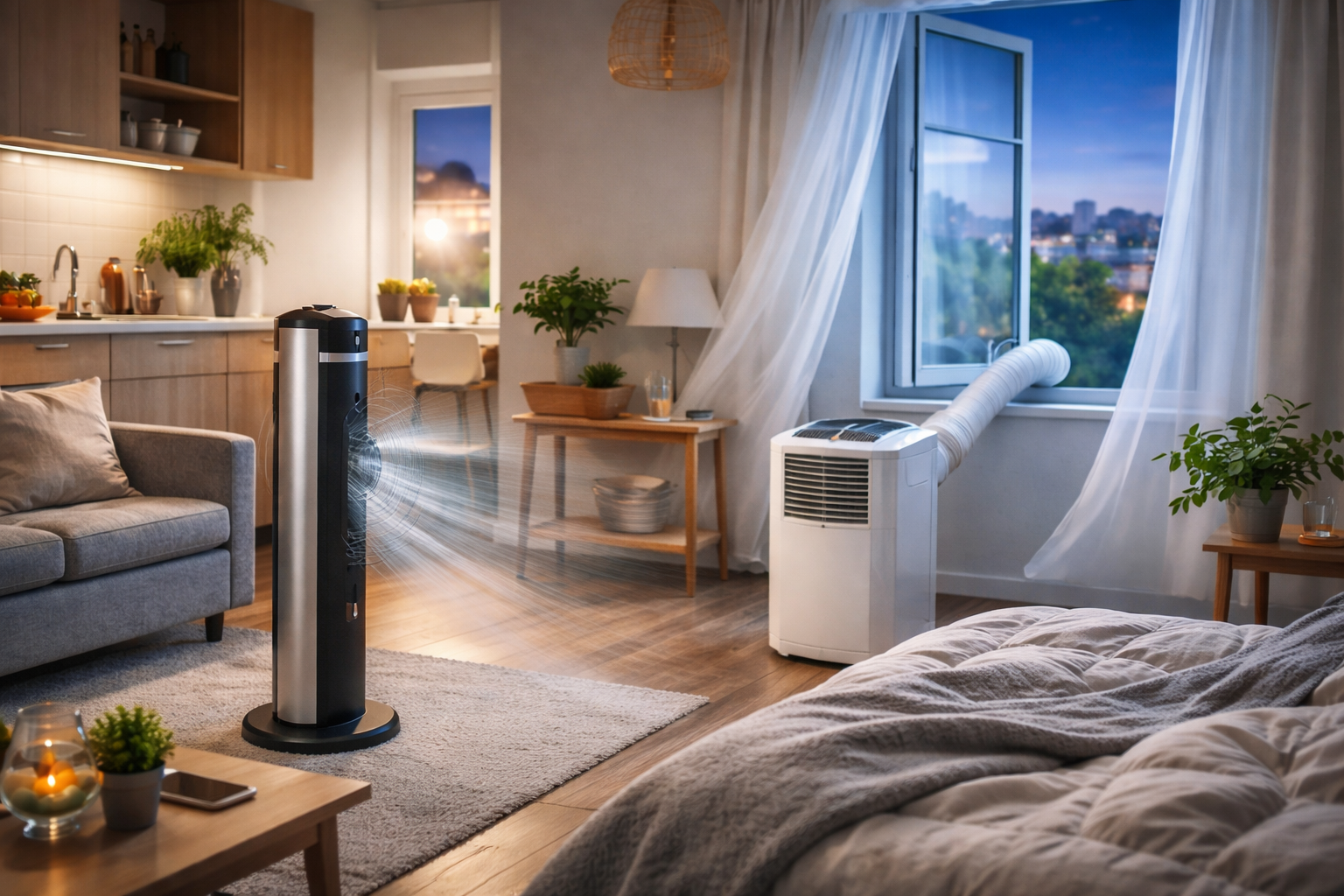 how to keep a studio flat cool in summer