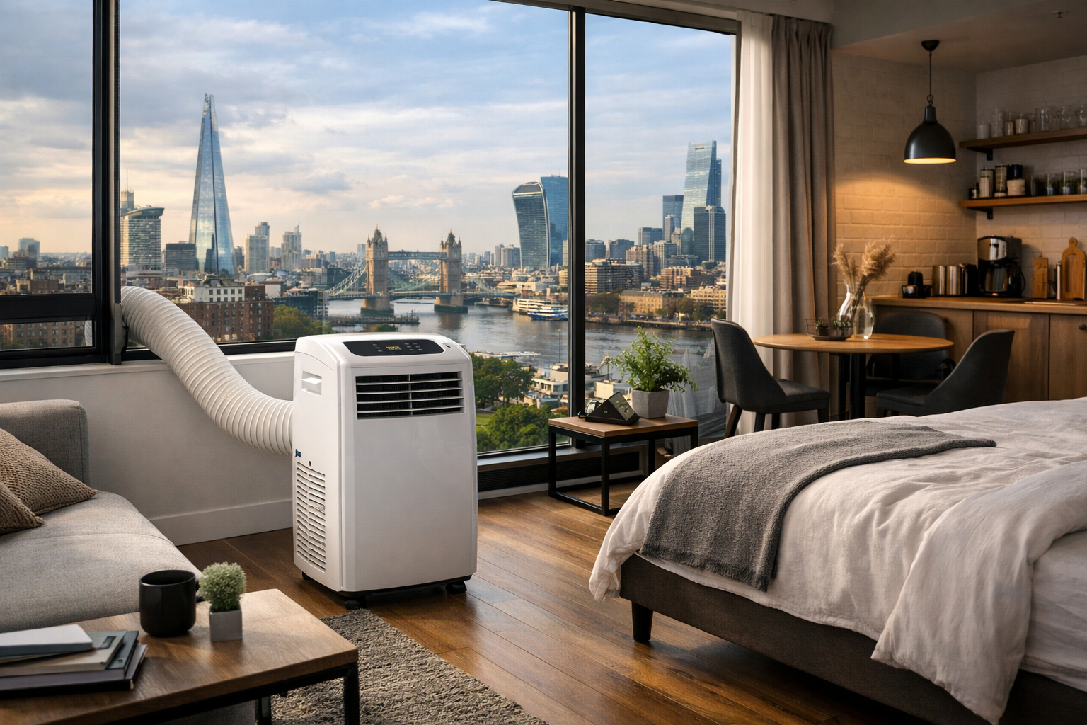 do portable air conditioners work in studio flats