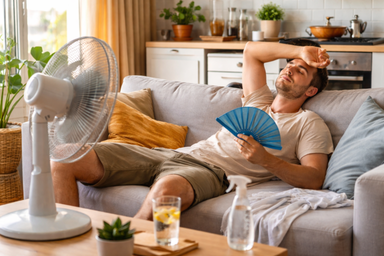 why is my studio flat so hot