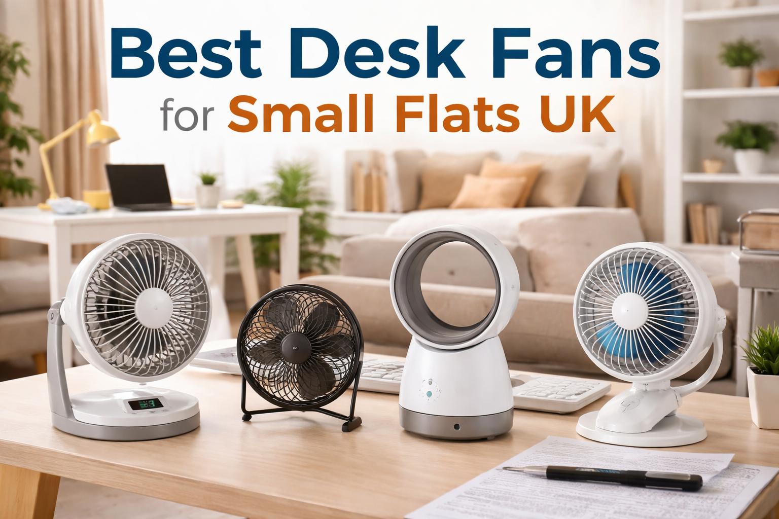 best desk fans for small flats uk