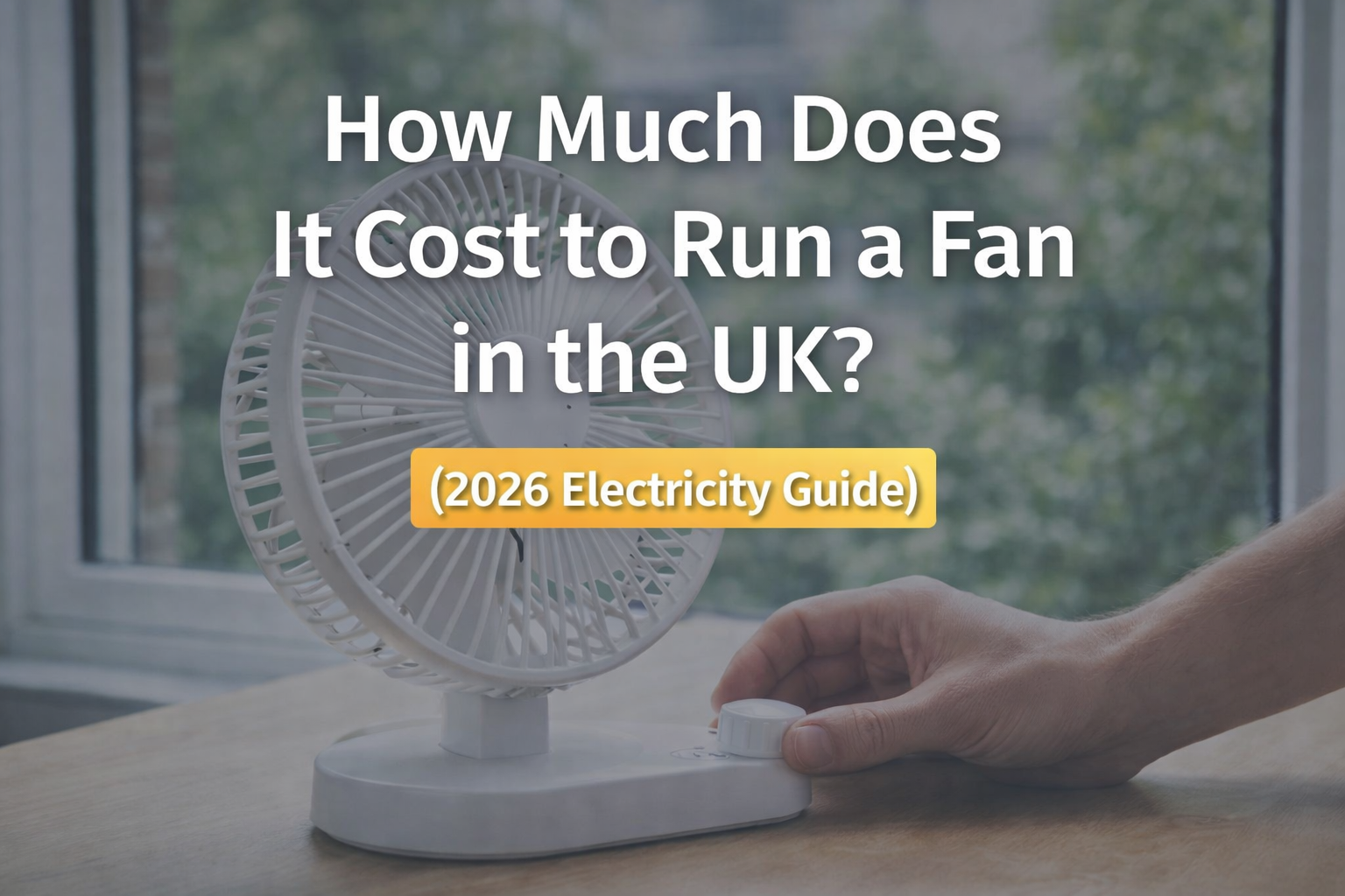 fan running cost uk