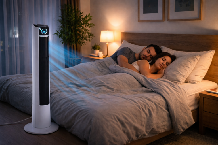 tower fan running cost uk