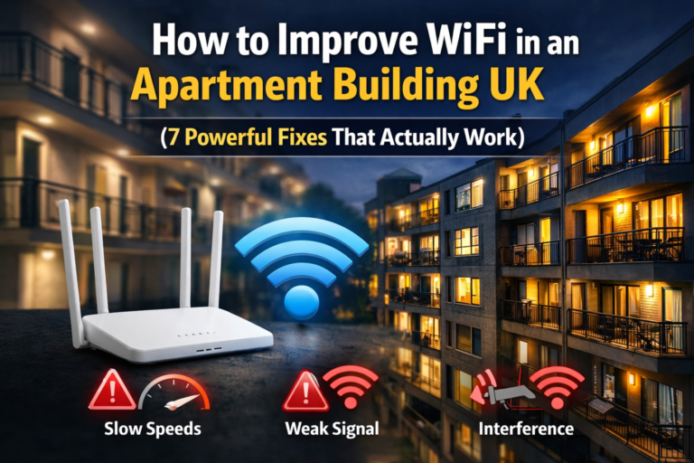 how to improve wifi in an apartment building uk strong signal fixes router apartment illustration
