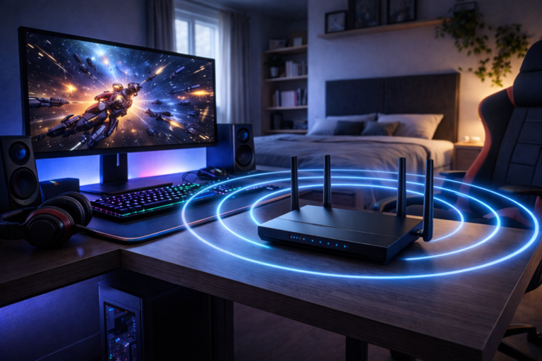 best wifi router for gaming in small flats uk