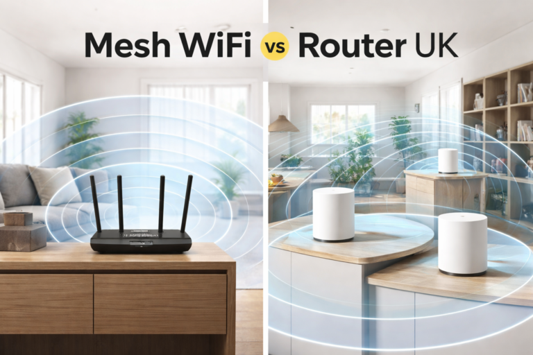 mesh wifi vs router uk