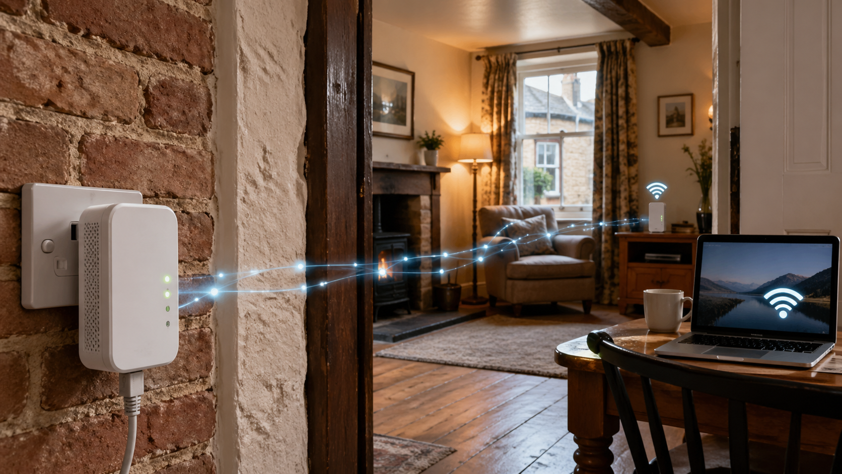 do powerline adapters work in old houses uk