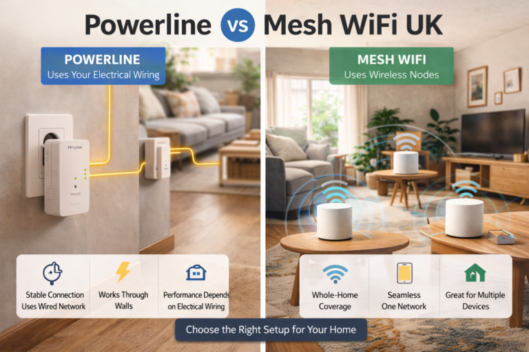 powerline vs mesh wifi uk