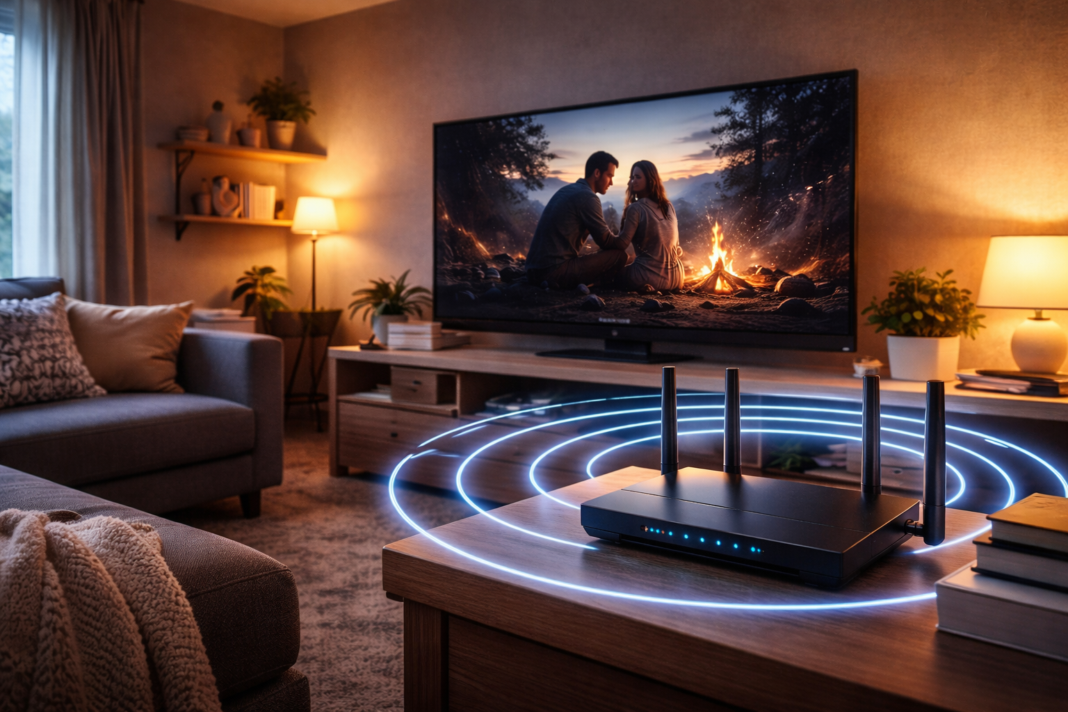 best wifi router for streaming in small flats uk