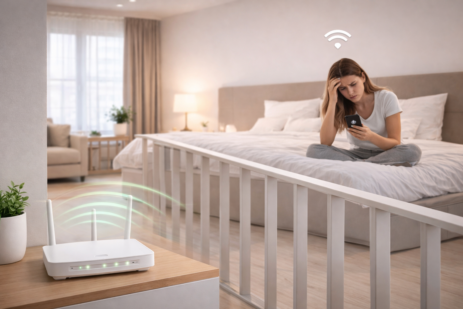 why is wifi slow upstairs uk weak signal upstairs bedroom router downstairs buffering device