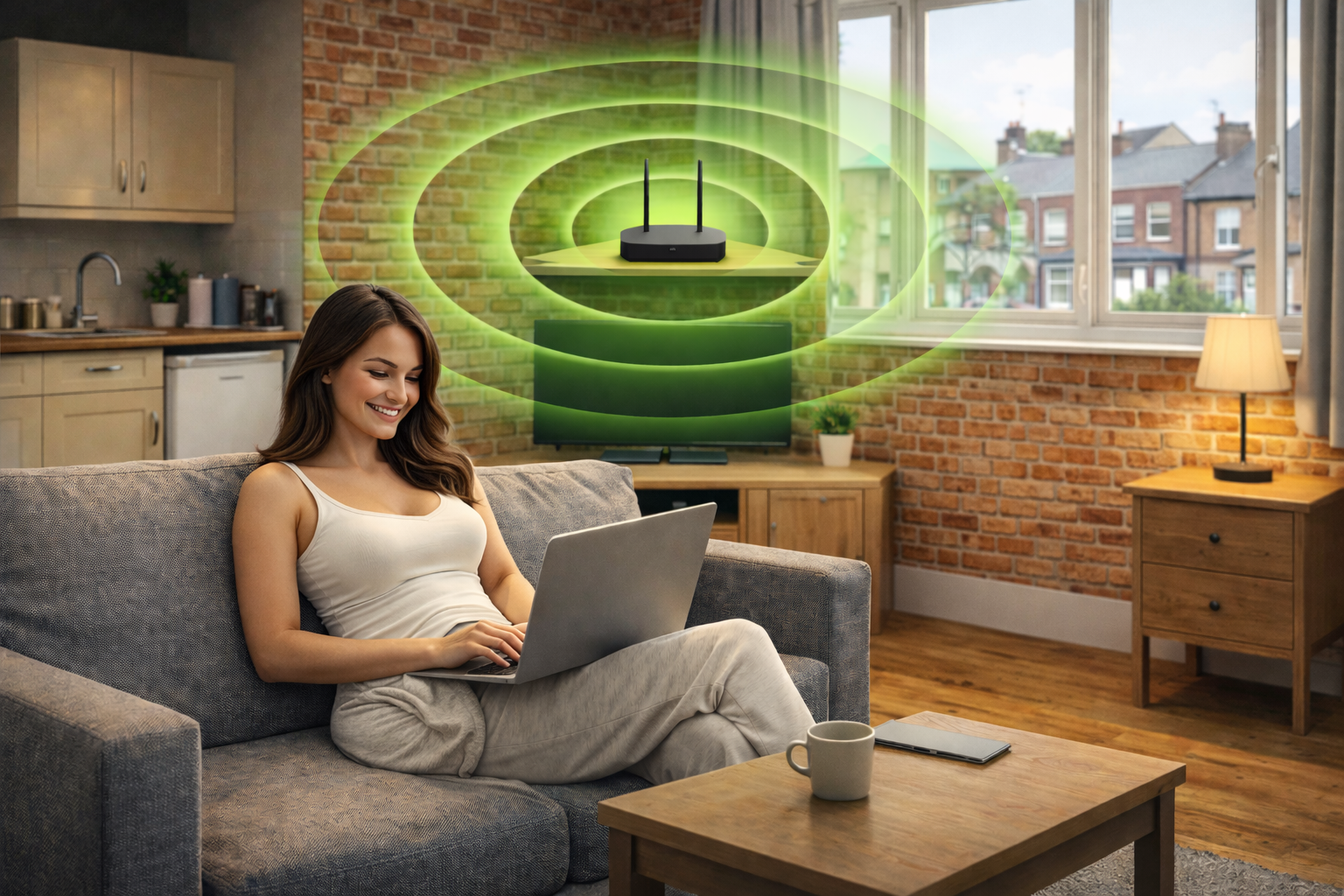 best place to put router for thick walls uk