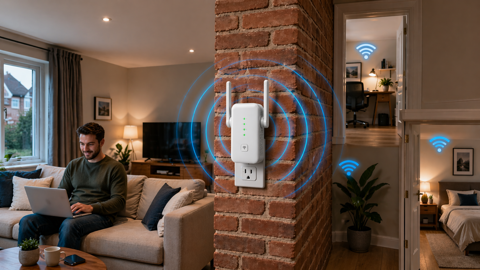 best wifi extender for thick walls uk