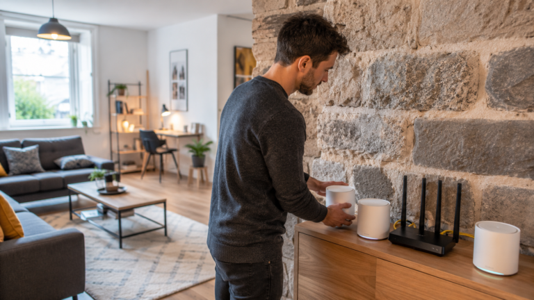 best wifi setup for thick walls uk