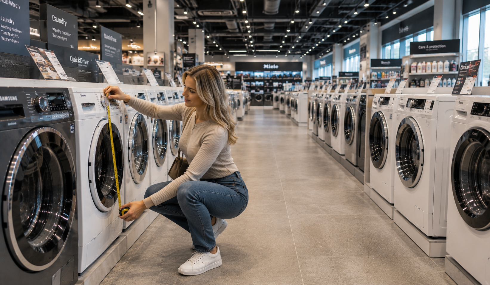washing machine size guide for small flats uk
