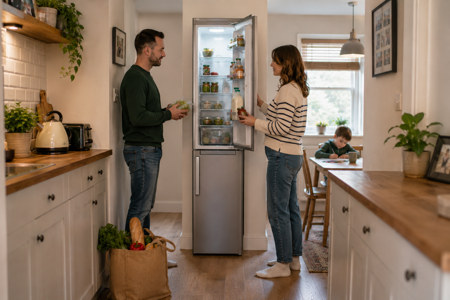 best fridge freezers for small kitchens uk