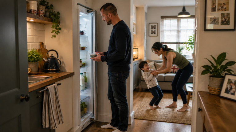 best slimline fridges for small kitchens uk