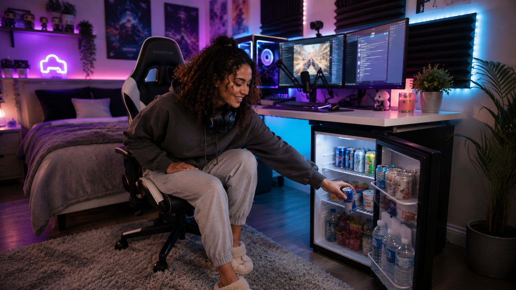 can you keep a mini fridge in a bedroom