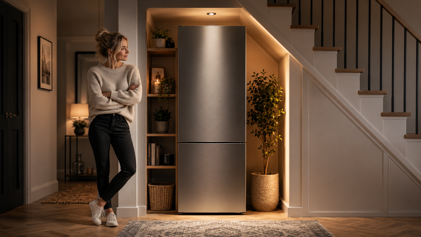 Can You Put a Fridge Freezer Under the Stairs