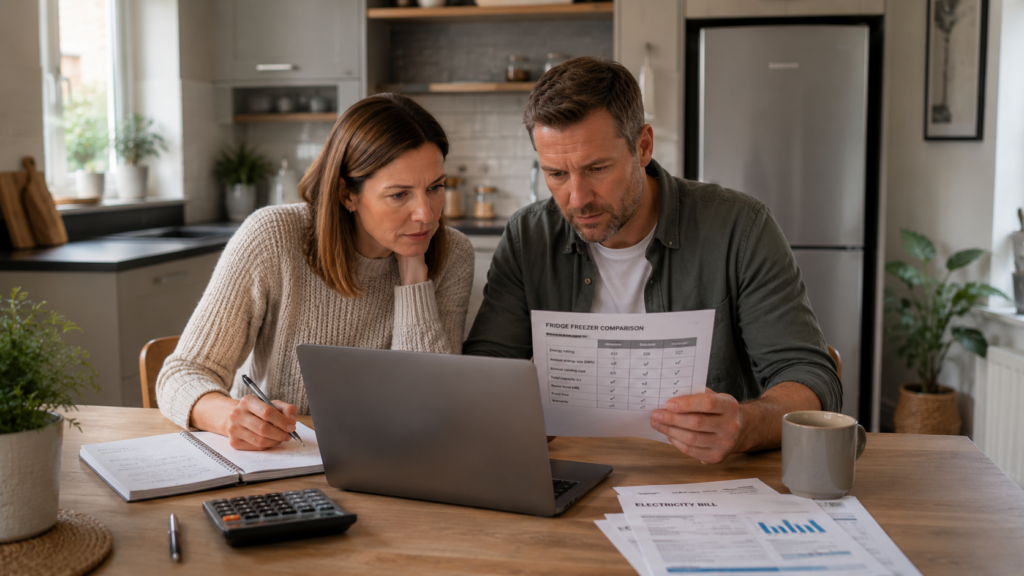 Comparing fridge freezer running costs