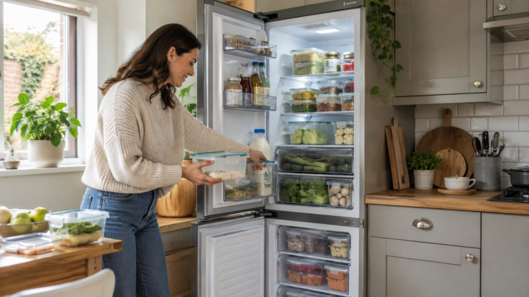 How To Organise A Fridge Freezer In A Small Kitchen
