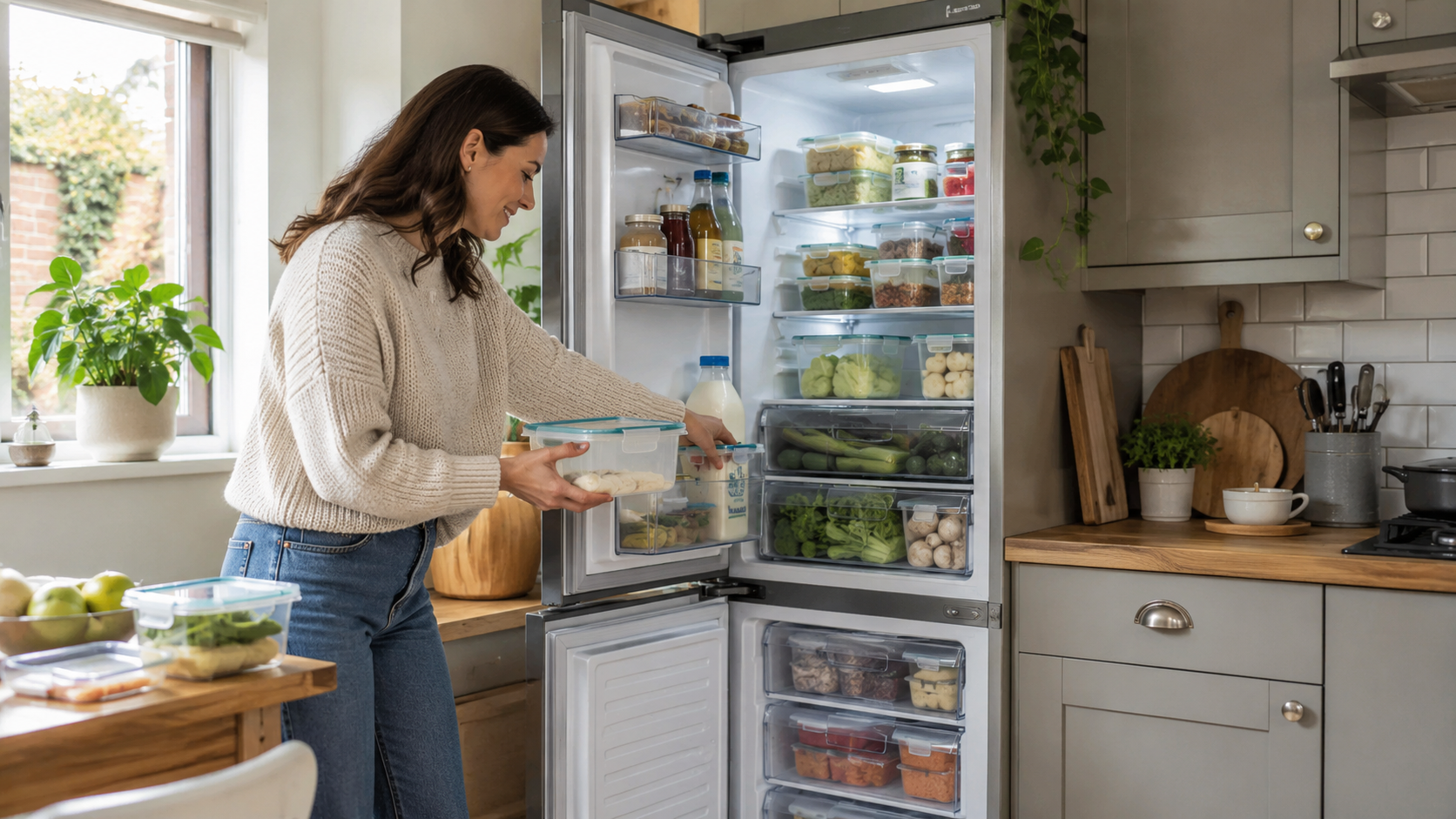 How To Organise A Fridge Freezer In A Small Kitchen