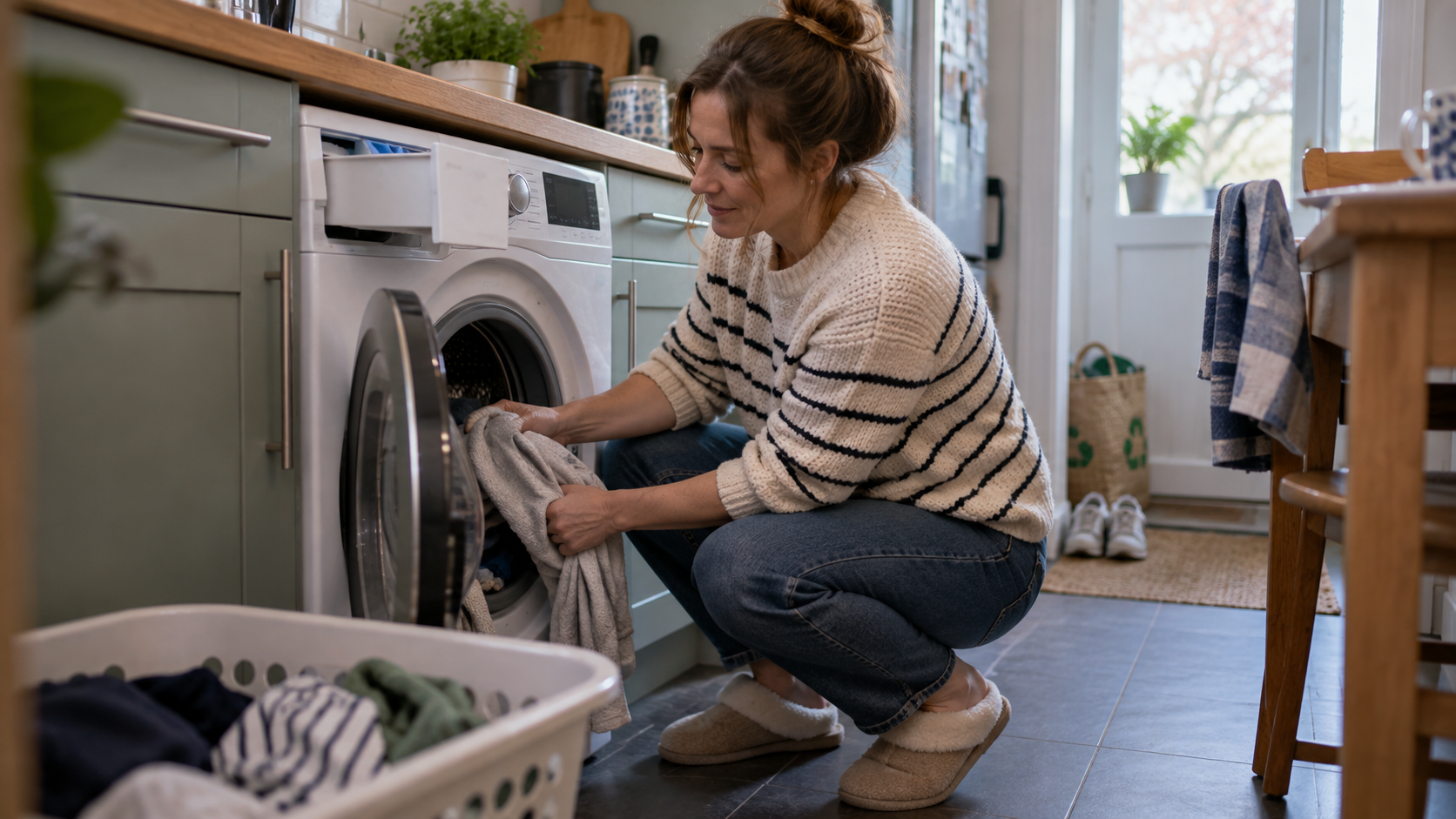 Best Auto Dosing Washing Machines UK in a compact kitchen