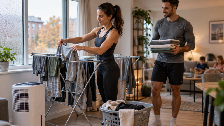 Best Amazon Laundry and Condensation Deals UK for drying clothes in a compact flat