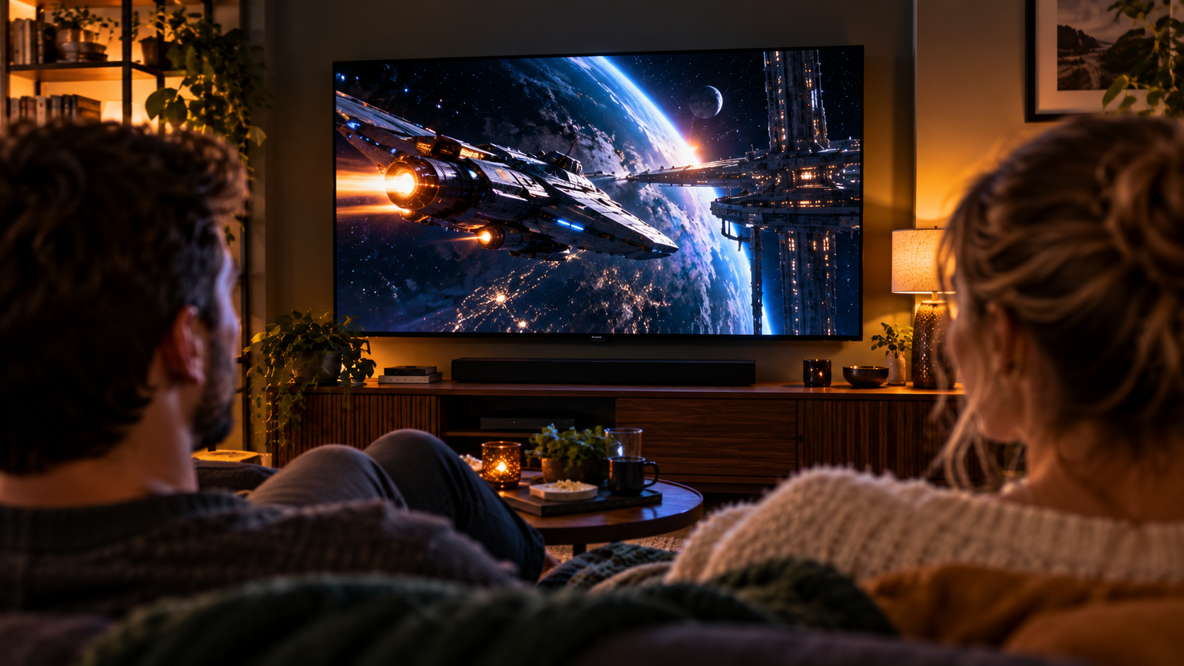 55-Inch OLED TVs in a small UK living room